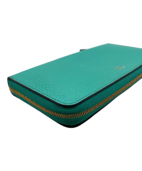 MULBERRY（マルベリー）MULBERRY (マルベリー) ラウンドジップロングウォレット グリーンの古着・服飾アイテム