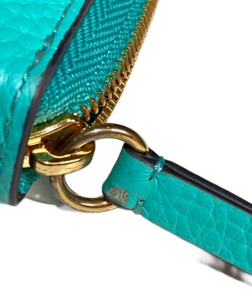 MULBERRY（マルベリー）MULBERRY (マルベリー) ラウンドジップロングウォレット グリーンの古着・服飾アイテム