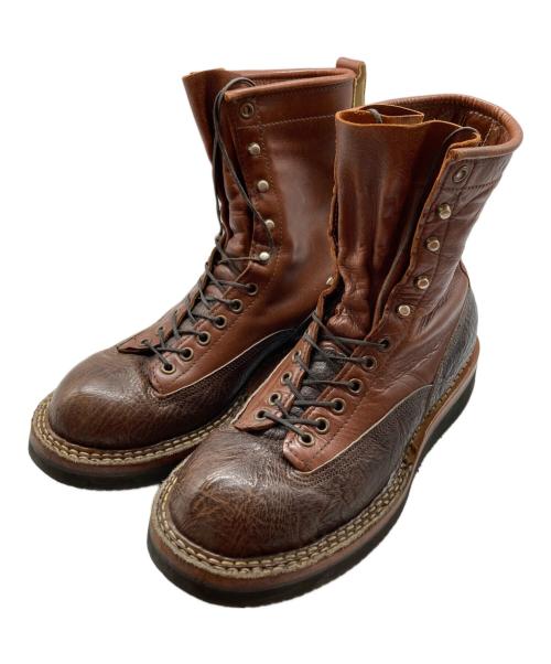 WHITE'S BOOTS（ホワイツブーツ）WHITE'S BOOTS (ホワイツブーツ) レースアップブーツ ブラウン サイズ:8Eの古着・服飾アイテム