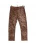 COMME des GARCONS HOMME PLUS（コムデギャルソンオムプリュス）の古着「プリントピックレザーパンツ」｜ブラウン