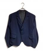 NEMETHネメス）の古着「3B立体ウールジャケット」｜ネイビー