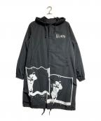 UNDERCOVERアンダーカバー）の古着「フードコーチコート」｜ブラック