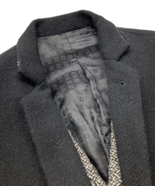 10 corso como COMME des GARCONS（ディエチコルソコモ・コムデギャルソン）10 corso como COMME des GARCONS (ディエチコルソコモ・コムデギャルソン) U-Ni-Ty (ユニティ) ウールレイヤードジャケット ブラック サイズ:44の古着・服飾アイテム