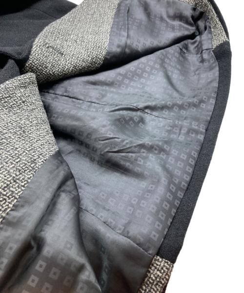 10 corso como COMME des GARCONS（ディエチコルソコモ・コムデギャルソン）10 corso como COMME des GARCONS (ディエチコルソコモ・コムデギャルソン) U-Ni-Ty (ユニティ) ウールレイヤードジャケット ブラック サイズ:44の古着・服飾アイテム