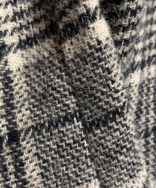 10 corso como COMME des GARCONS（ディエチコルソコモ・コムデギャルソン）10 corso como COMME des GARCONS (ディエチコルソコモ・コムデギャルソン) U-Ni-Ty (ユニティ) エルボーパッチウールチェックテーラードジャケット グレー サイズ:46の古着・服飾アイテム