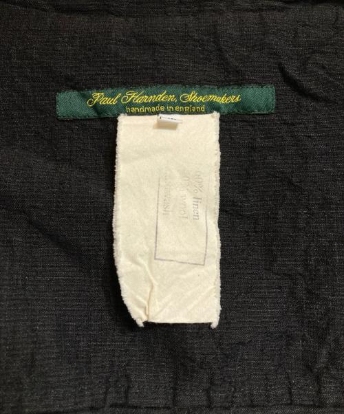 Paul Harnden（ポールハーデン）Paul Harnden (ポールハーデン) ウールリネンロングコート ブラック サイズ:Mの古着・服飾アイテム