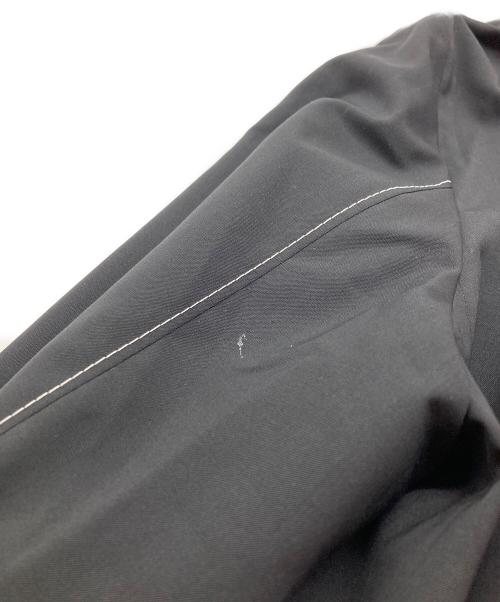 PRADA（プラダ）PRADA (プラダ) ステッチロングジャケット ブラック サイズ:44Rの古着・服飾アイテム