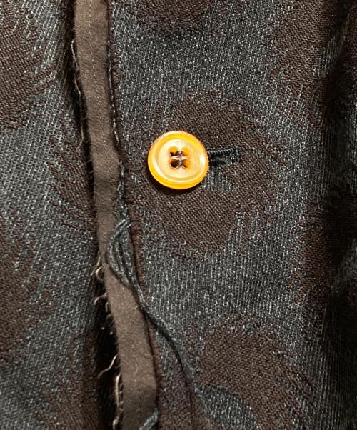 COMME des GARCONS HOMME PLUS（コムデギャルソンオムプリュス）COMME des GARCONS HOMME PLUS (コムデギャルソンオムプリュス) ジャガード裁ち切りジャケット グレー×ブラウン サイズ:Sの古着・服飾アイテム