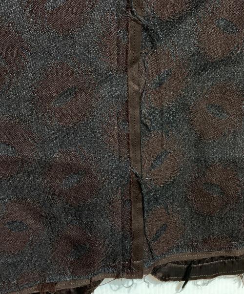 COMME des GARCONS HOMME PLUS（コムデギャルソンオムプリュス）COMME des GARCONS HOMME PLUS (コムデギャルソンオムプリュス) ジャガード裁ち切りジャケット グレー×ブラウン サイズ:Sの古着・服飾アイテム