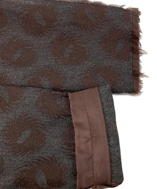 COMME des GARCONS HOMME PLUS（コムデギャルソンオムプリュス）COMME des GARCONS HOMME PLUS (コムデギャルソンオムプリュス) ジャガード裁ち切りジャケット グレー×ブラウン サイズ:Sの古着・服飾アイテム