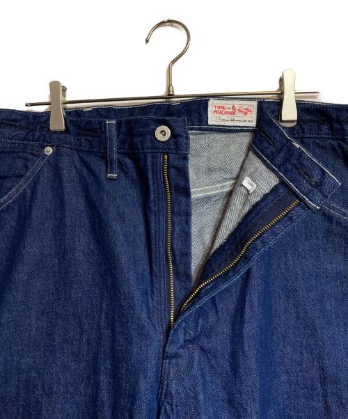 6(ROKU) BEAUTY&YOUTH（ロク ビューティーアンドユース）6(ROKU) BEAUTY&YOUTH (ロク ビューティーアンドユース) time machine (タイムマシン) LOOSE PAINTER JEANS インディゴ サイズ:24の古着・服飾アイテム