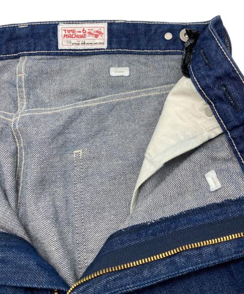 6(ROKU) BEAUTY&YOUTH（ロク ビューティーアンドユース）6(ROKU) BEAUTY&YOUTH (ロク ビューティーアンドユース) time machine (タイムマシン) LOOSE PAINTER JEANS インディゴ サイズ:24の古着・服飾アイテム