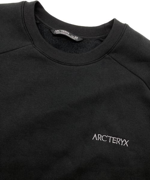 ARC'TERYX（アークテリクス）ARC'TERYX (アークテリクス) WORD EMBLEM CREW ブラック サイズ:Ｓの古着・服飾アイテム