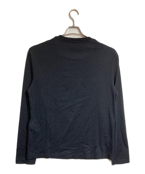 JIL SANDER+（ジルサンダープラス）JIL SANDER+ (ジルサンダープラス) ロングスリーブカットソー ブラック サイズ:Lの古着・服飾アイテム