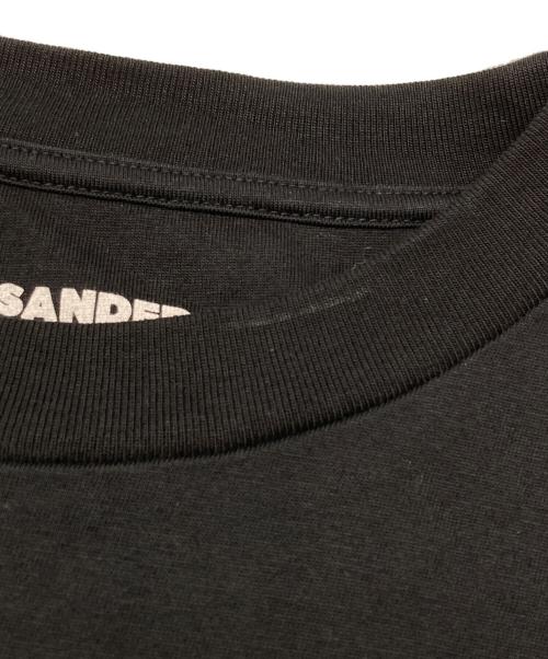 JIL SANDER+（ジルサンダープラス）JIL SANDER+ (ジルサンダープラス) ロングスリーブカットソー ブラック サイズ:Lの古着・服飾アイテム