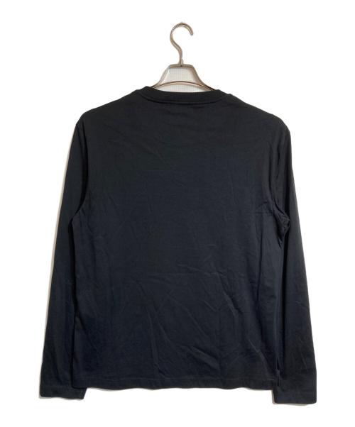 JIL SANDER+（ジルサンダープラス）JIL SANDER+ (ジルサンダープラス) ロングスリーブカットソー ブラック サイズ:Lの古着・服飾アイテム