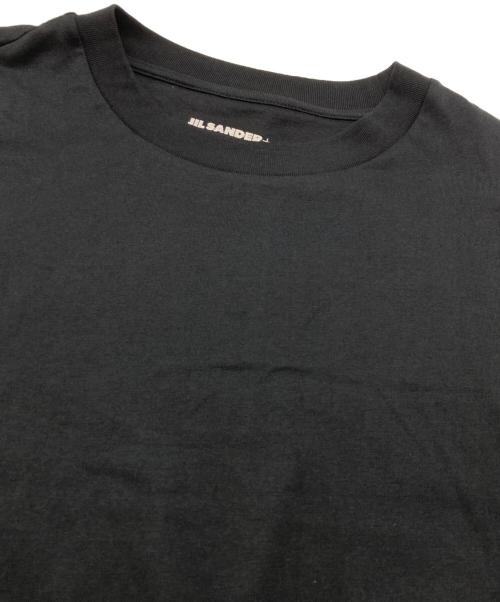 JIL SANDER+（ジルサンダープラス）JIL SANDER+ (ジルサンダープラス) ロングスリーブカットソー ブラック サイズ:Lの古着・服飾アイテム