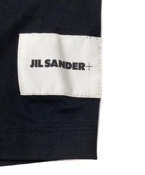 JIL SANDER+（ジルサンダープラス）JIL SANDER+ (ジルサンダープラス) ロングスリーブカットソー ブラック サイズ:Lの古着・服飾アイテム