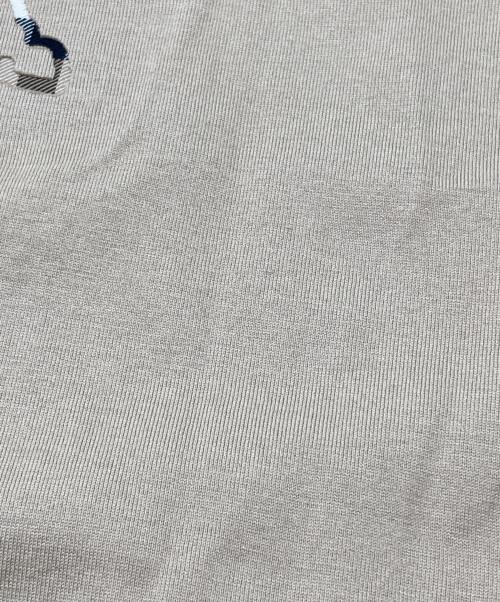 BURBERRY（バーバリー）BURBERRY (バーバリー) チェックEKD コットンTシャツ ベージュ サイズ:Ｓの古着・服飾アイテム