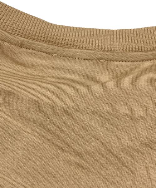 BURBERRY（バーバリー）BURBERRY (バーバリー) チェックEKD コットンTシャツ ベージュ サイズ:Ｓの古着・服飾アイテム