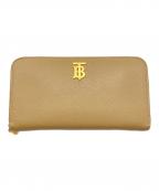 BURBERRYバーバリー）の古着「ラウンドファスナーウォレット」｜ベージュ