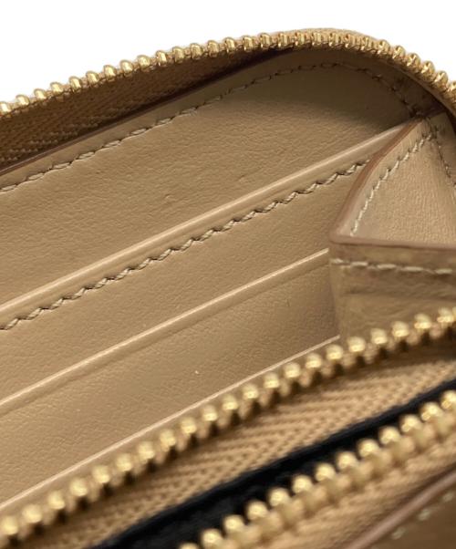 BURBERRY（バーバリー）BURBERRY (バーバリー) ラウンドファスナーウォレット ベージュの古着・服飾アイテム