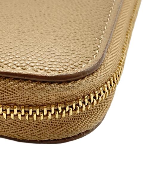 BURBERRY（バーバリー）BURBERRY (バーバリー) ラウンドファスナーウォレット ベージュの古着・服飾アイテム