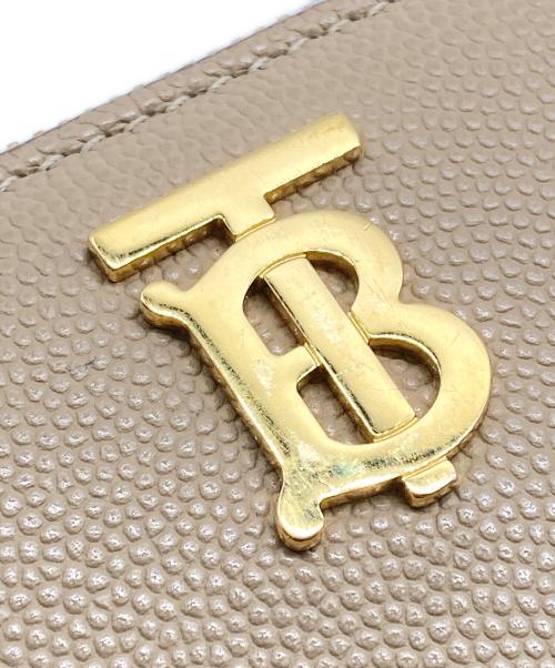 BURBERRY（バーバリー）BURBERRY (バーバリー) ラウンドファスナーウォレット ベージュの古着・服飾アイテム
