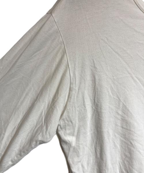 Yohji Yamamoto pour homme（ヨウジヤマモト プールオム）Yohji Yamamoto pour homme (ヨウジヤマモト プールオム) カルティマ天竺丸首長袖カットソー ホワイト サイズ:3の古着・服飾アイテム