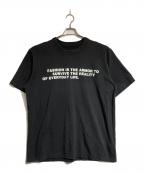 sacaiサカイ）の古着「Bill Cunningham Graphic Print T-Shirt」｜ブラック