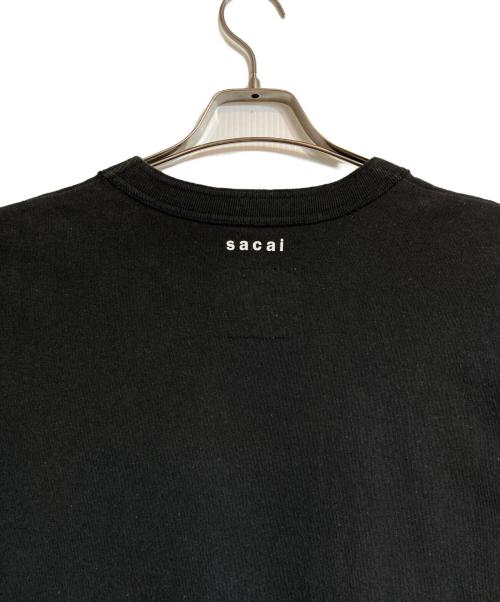 sacai（サカイ）sacai (サカイ) Bill Cunningham Graphic Print T-Shirt ブラック サイズ:5の古着・服飾アイテム