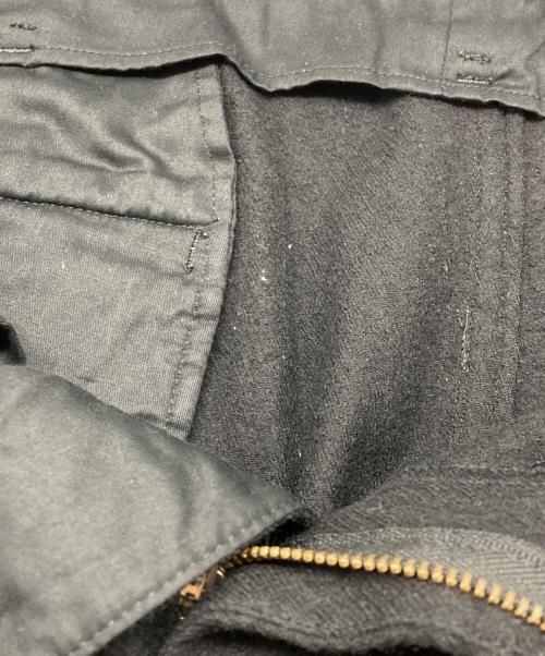 Yohji Yamamoto pour homme（ヨウジヤマモト プールオム）Yohji Yamamoto pour homme (ヨウジヤマモト プールオム) 縮絨ワイドパンツ ブラック サイズ:3の古着・服飾アイテム