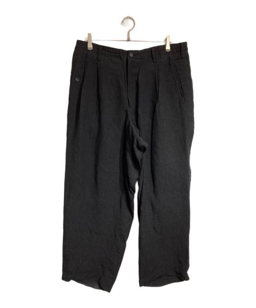Y's for men（ワイズフォーメン）Y's for men (ワイズフォーメン) TRIPLE STITCH PANTS ブラック サイズ:2の古着・服飾アイテム