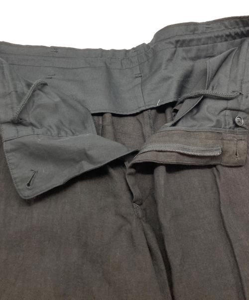 Y's for men（ワイズフォーメン）Y's for men (ワイズフォーメン) TRIPLE STITCH PANTS ブラック サイズ:2の古着・服飾アイテム