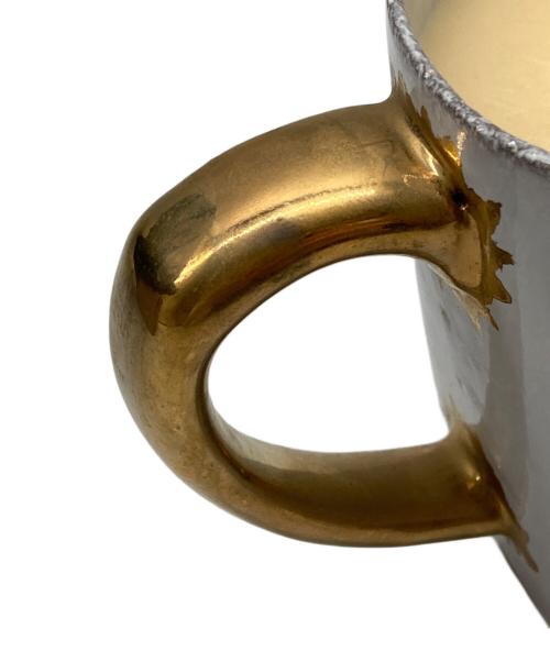 sacai（サカイ）sacai (サカイ) ASTIER de Villatte (アスティエドヴィラット) キャンドル ホワイト×ゴールドの古着・服飾アイテム