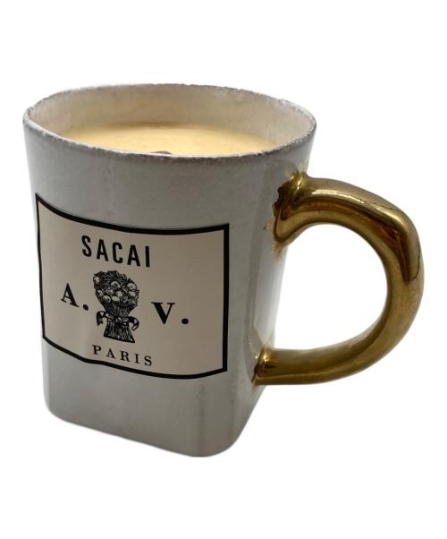 sacai（サカイ）sacai (サカイ) Astier de Villatte (アスティエドヴィラット) キャンドル ホワイト×ゴールドの古着・服飾アイテム