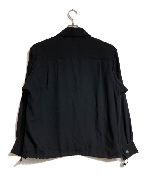 Ujoh（ウジョー）Ujoh (ウジョー) Drawcord Shirt ブラック サイズ:2の古着・服飾アイテム