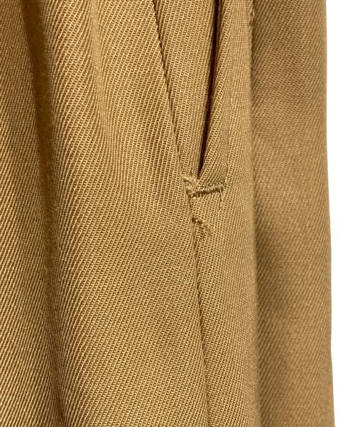 DRIES VAN NOTEN（ドリスヴァンノッテン）DRIES VAN NOTEN (ドリスヴァンノッテン) ベルテッドスラックス ブラウン サイズ:44の古着・服飾アイテム