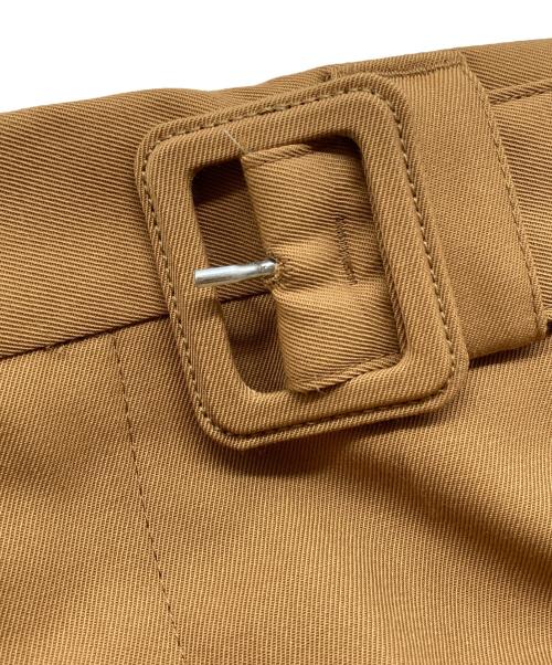 DRIES VAN NOTEN（ドリスヴァンノッテン）DRIES VAN NOTEN (ドリスヴァンノッテン) ベルテッドスラックス ブラウン サイズ:44の古着・服飾アイテム