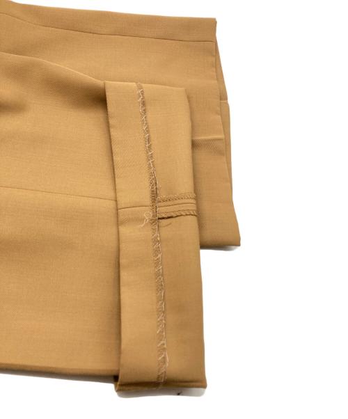 DRIES VAN NOTEN（ドリスヴァンノッテン）DRIES VAN NOTEN (ドリスヴァンノッテン) ベルテッドスラックス ブラウン サイズ:44の古着・服飾アイテム