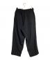 Ujoh (ウジョー) Wide 2Tuck PNT ブラック サイズ:2：12000円