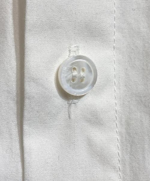 Yohji Yamamoto pour homme（ヨウジヤマモト プールオム）Yohji Yamamoto pour homme (ヨウジヤマモト プールオム) アシメ切衿ブロードB/シャツ ホワイト サイズ:3の古着・服飾アイテム