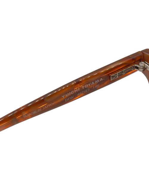 YUICHI TOYAMA（ユウイチトヤマ）YUICHI TOYAMA (ユウイチトヤマ) TOGA ARCHIVES (トーガアーカイブス) サングラス ブラウン サイズ:46□23-148の古着・服飾アイテム