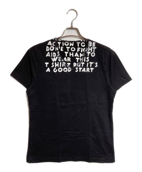 MARTIN MARGIELA（マルタン・マルジェラ）MARTIN MARGIELA (マルタン・マルジェラ) AIDS TEE ブラック サイズ:Lの古着・服飾アイテム