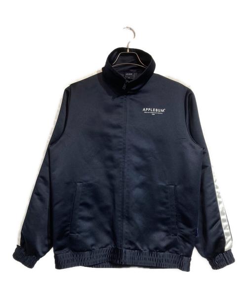 APPLEBUM（アップルバム）APPLEBUM (アップルバム) サテントラックジャケット ネイビー サイズ:Lの古着・服飾アイテム