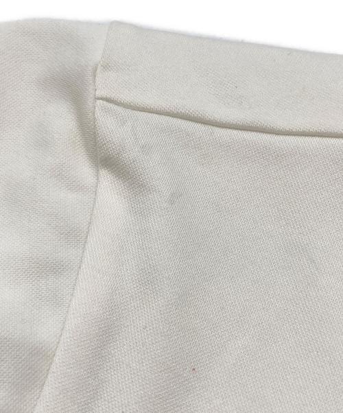 MAISON SPECIAL（メゾンスペシャル）MAISON SPECIAL (メゾンスペシャル) Taffeta Peplum T-shirt ホワイト×ブラック サイズ:Freeの古着・服飾アイテム