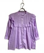 SLOBE IENAスローブ イエナ）の古着「フリルブラウス」｜パープル