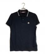 MONCLERモンクレール）の古着「MAGLIA POLO MANICA CORTA」｜ブラック
