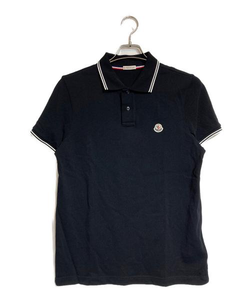 MONCLER（モンクレール）MONCLER (モンクレール) MAGLIA POLO MANICA CORTA ブラック サイズ:Sの古着・服飾アイテム