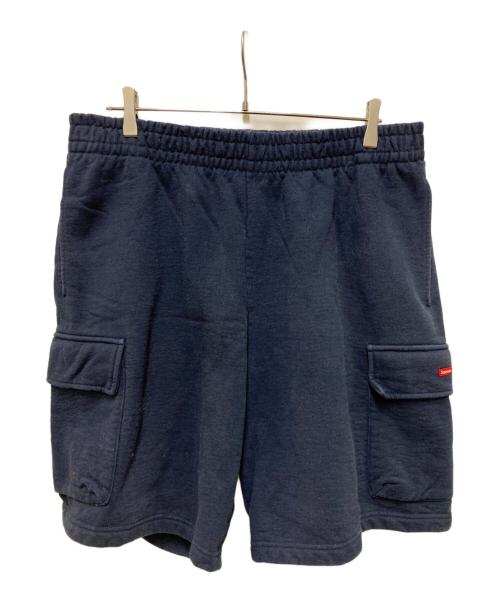 SUPREME（シュプリーム）SUPREME (シュプリーム) Small Box Baggy Cargo Sweatshort ネイビー サイズ:Lの古着・服飾アイテム